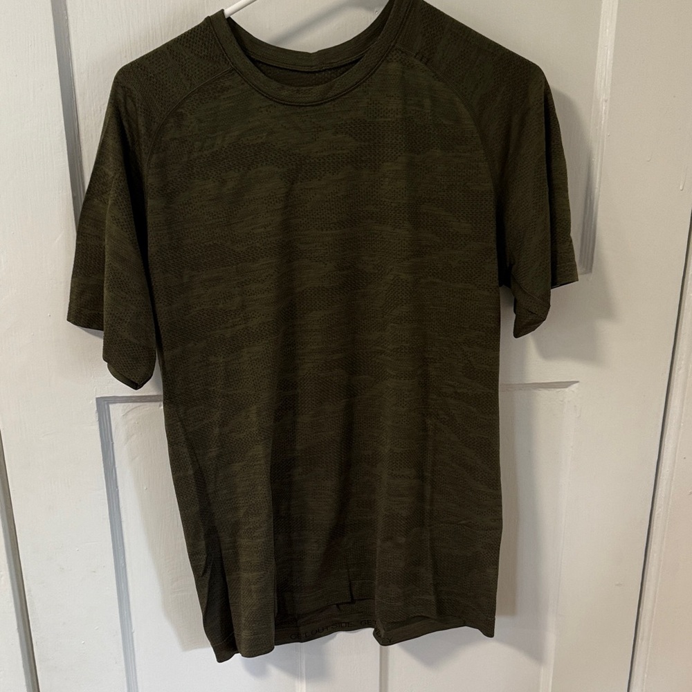 lululemon athletica Dark Green Short Sleeve Tee